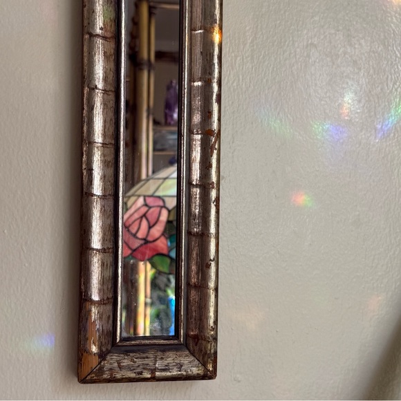 Vintage 1970s Turner rectangular gold ornate wall mirror - Picture 3 of 6